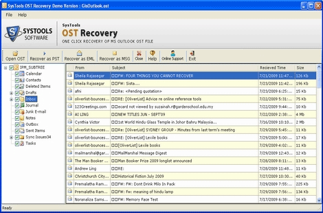 Move OST File Outlook 2010 3.6